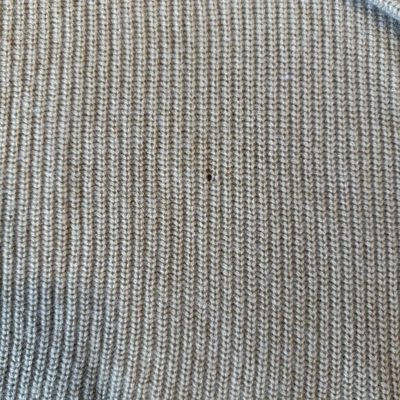 Jenni Kayne Cashmere Sweater Women's Small Brown 1/4 Zip Minimalist Glam Winter - Picture 6 of 10